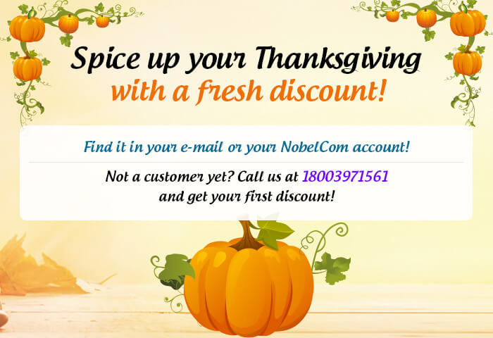 Nobel's Filipino Month! 12 percent OFF on all orders place durring the filipino month.